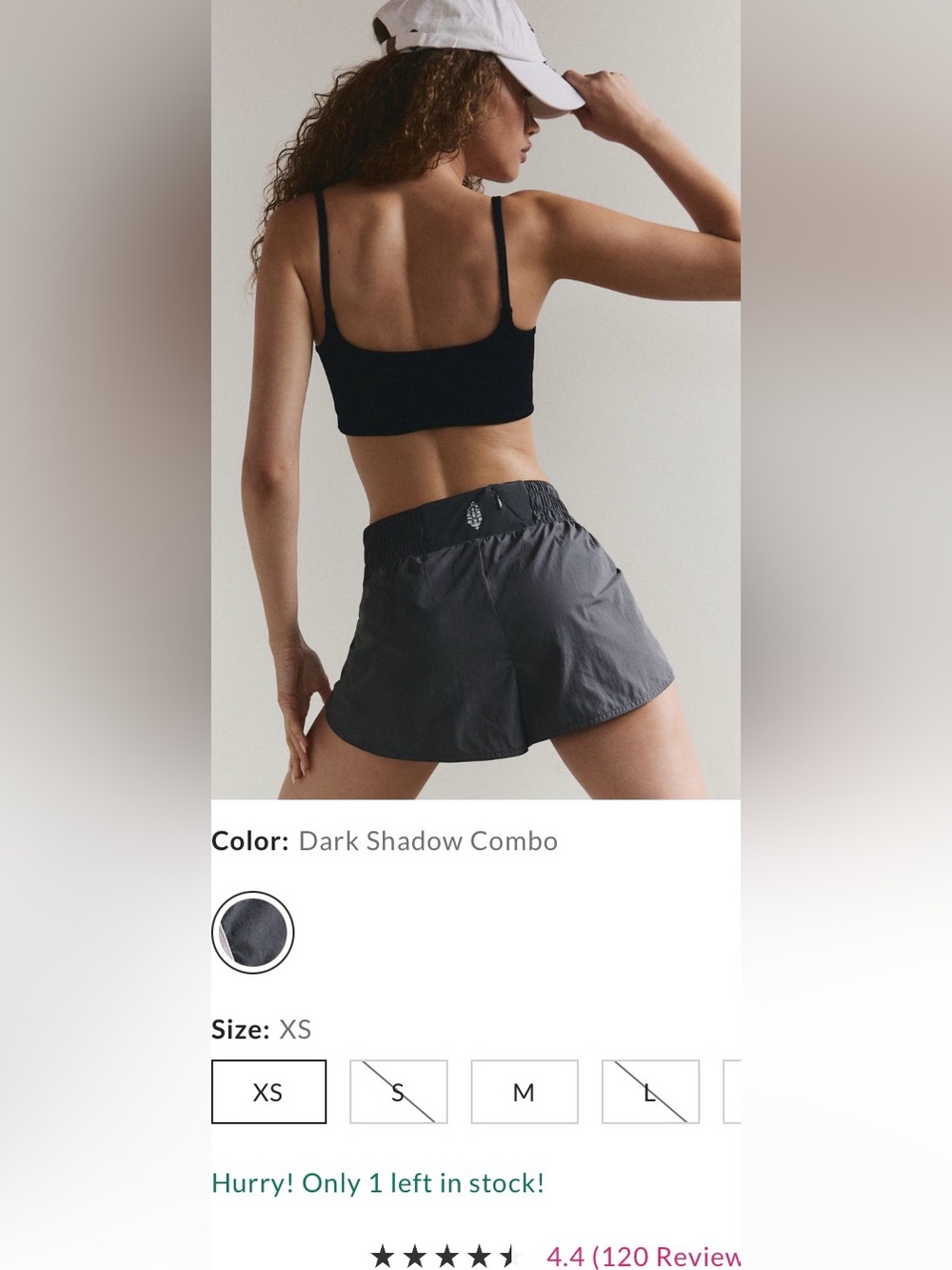 FP Movement by Free People ~ Trail Angel Shorts ~ Dark Shadow Combo ~ XS ~ *NWT* - Picture 5 of 15